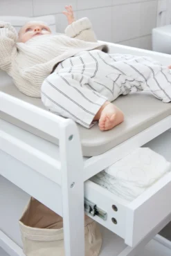 JLY Dream Puslebord m. Opbevaring, Hvid