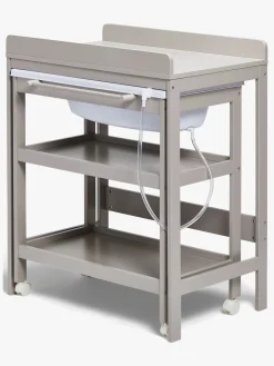 JLY Dream Puslebord med Badebalje, Warm Grey