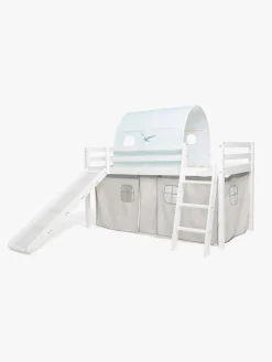 JLY ELSA Juniorseng m. Rutsjebane & Sengegardin 90x190, Hvid