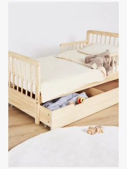 JLY HEAVEN Juniorseng MEYA inkl Sengeopbevaring & Madras 70x140, Træ