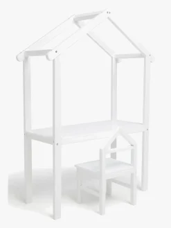 JLY  Huset Skrivebord med Stol, Hvid