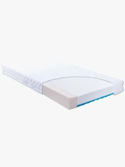 JLY MAJA Dream Basic Tremmeseng med BabyMatex Carpathia Madras 60x120 cm, Hvid