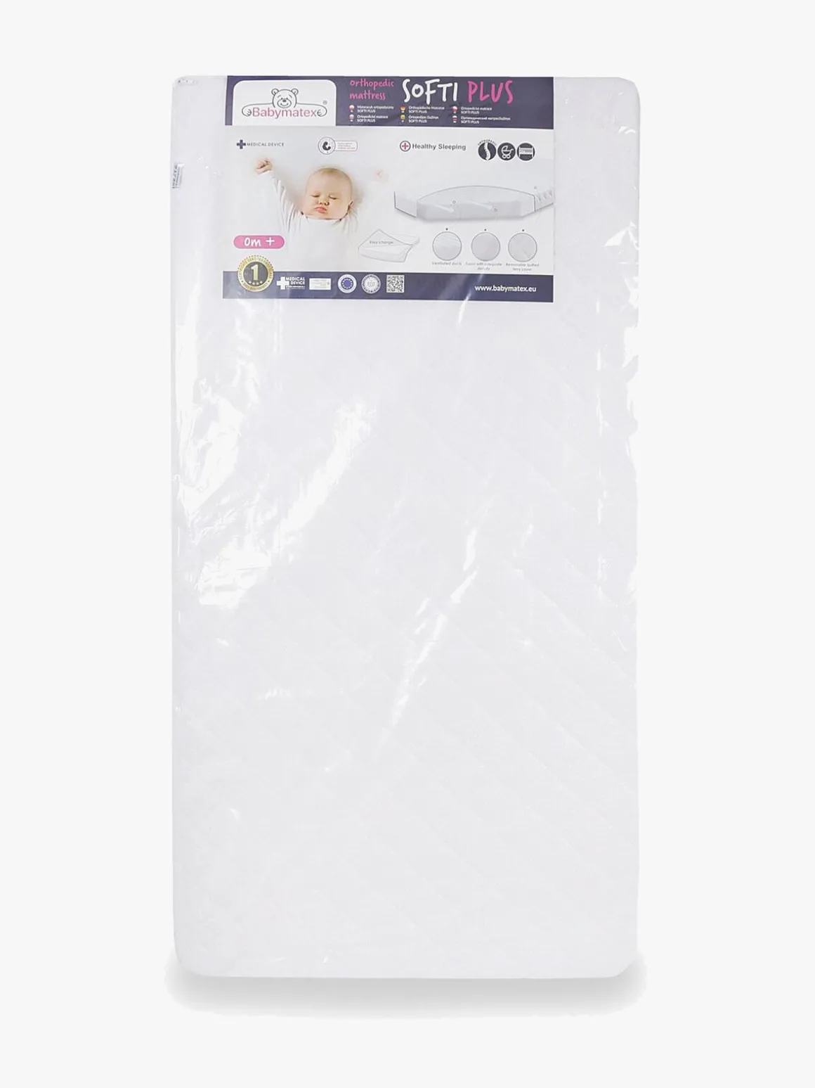 JLY PIRAT Dream Juniorseng m. Sengegardin & Madras 90x190, Hvid