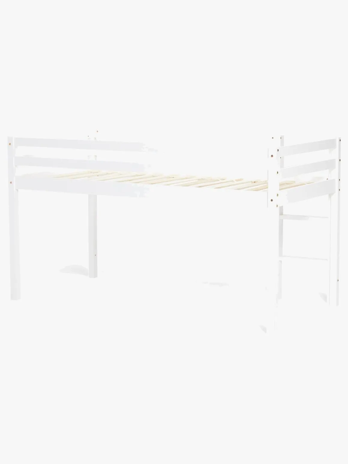 JLY PIRAT Dream Juniorseng m. Sengegardin & Madras 90x190, Hvid