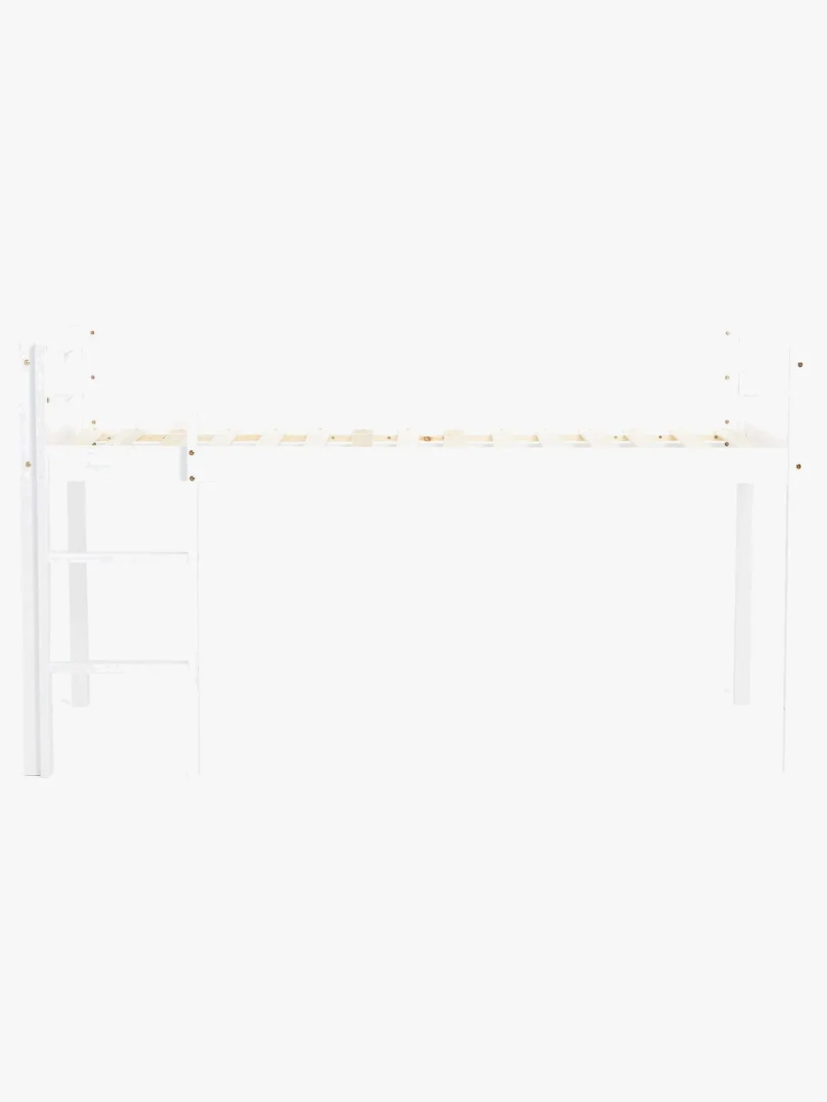 JLY PIRAT Dream Juniorseng m. Sengegardin & Madras 90x190, Hvid