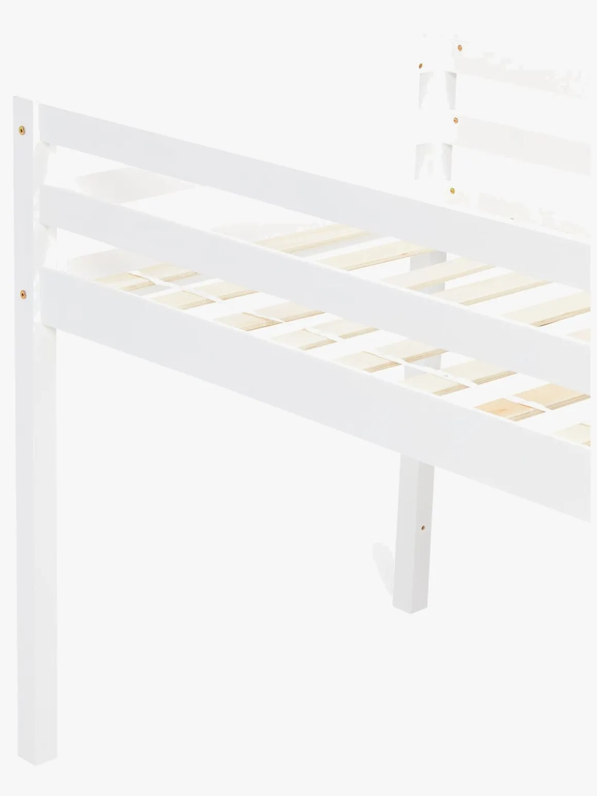 JLY PIRAT Dream Juniorseng m. Sengegardin & Madras 90x190, Hvid