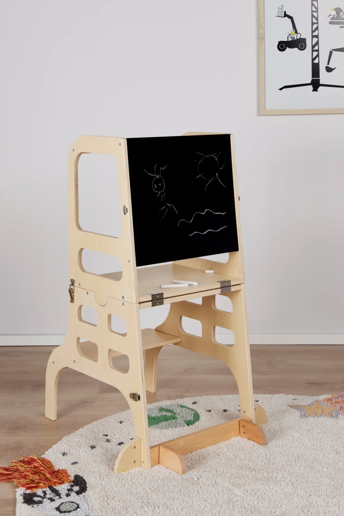 JLY SAGA Læringstårn med Kridttavle, Natur