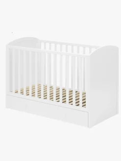 JLY Tremmeseng m. Sengeskuffer, 124x60x90, Hvid