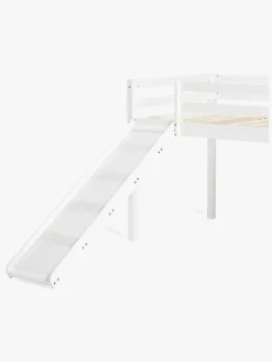 JLY TYRA Juniorseng med Rutsjebane & Madras 90x190, Hvid