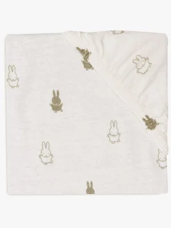 Jollein Happy Miffy Puslepudebetræk 50x70cm, Olive Green