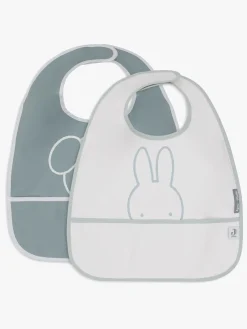 Jollein Miffy Peekaboo Hagesmæk 2-pak, Sea Green