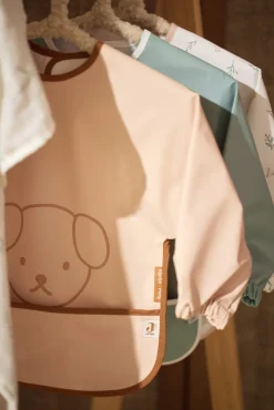 Jollein Miffy Peekaboo  Langærmet Hagesmæk, Wild Rose