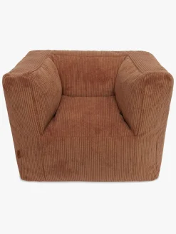 Jollein Sækkestol Kraftig Fløjl, Caramel