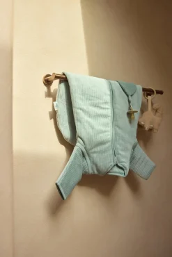 Jollein Sovepose med Aftagelig Ærmer Rundt 70 cm, Rib Sea Green