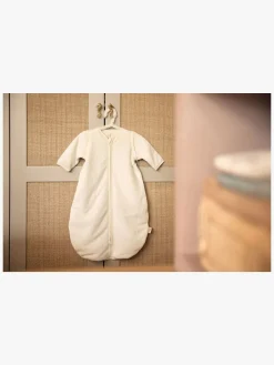 Jollein Sovepose med Aftagelig Ærmer Rund 60 cm, Rib Ivory