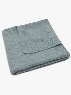 Jollein Strikket Tæppe Cozy, Sea Green