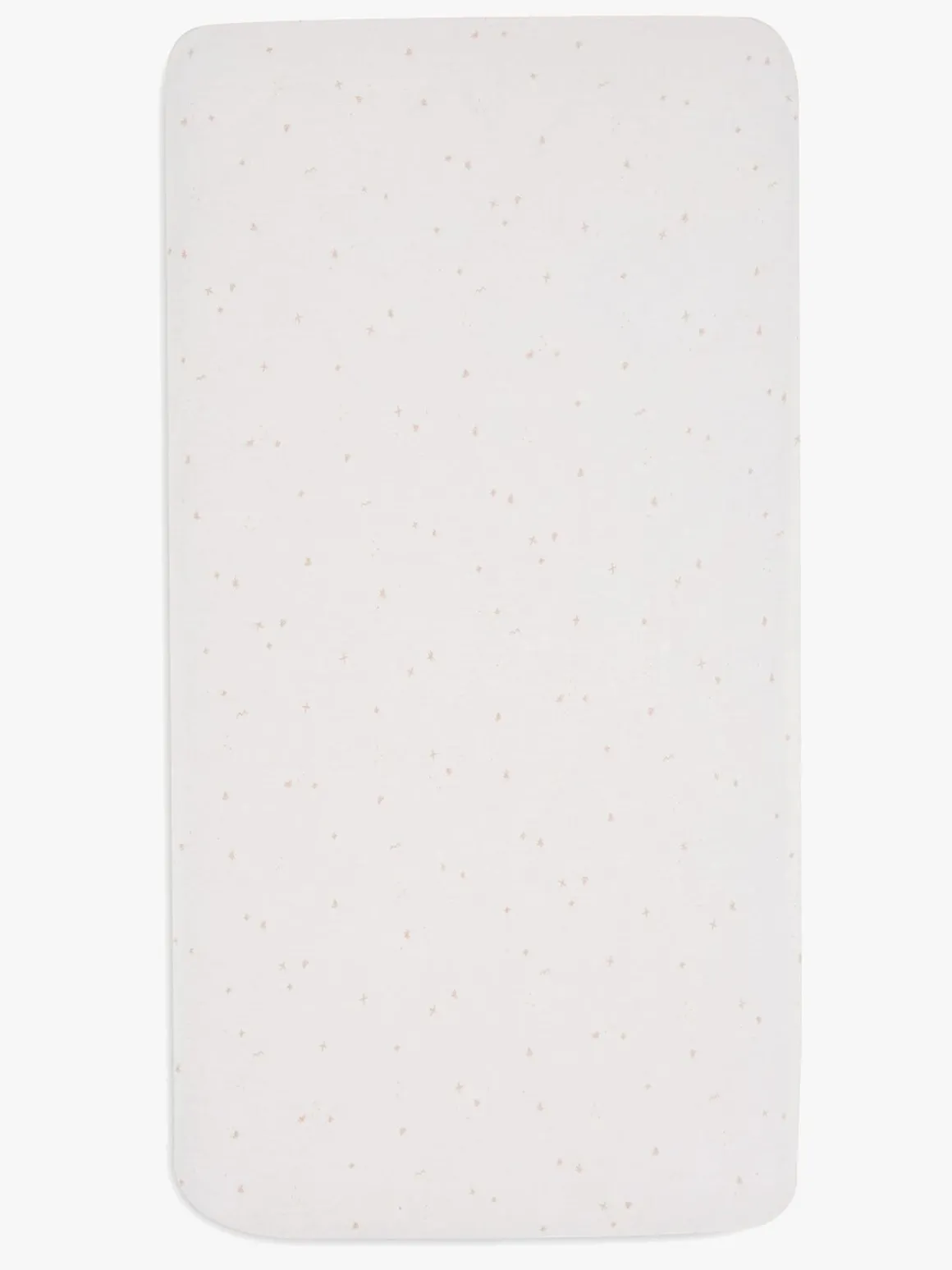 Jollein Stræklagen Twinkling 70/75x140/150, Off white/Wild Rose