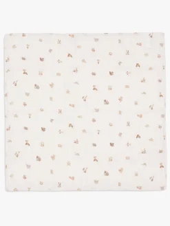 Jollein Tæppe/ Stofble i Musselin 70x70 cm 3-pak, Animal Friends