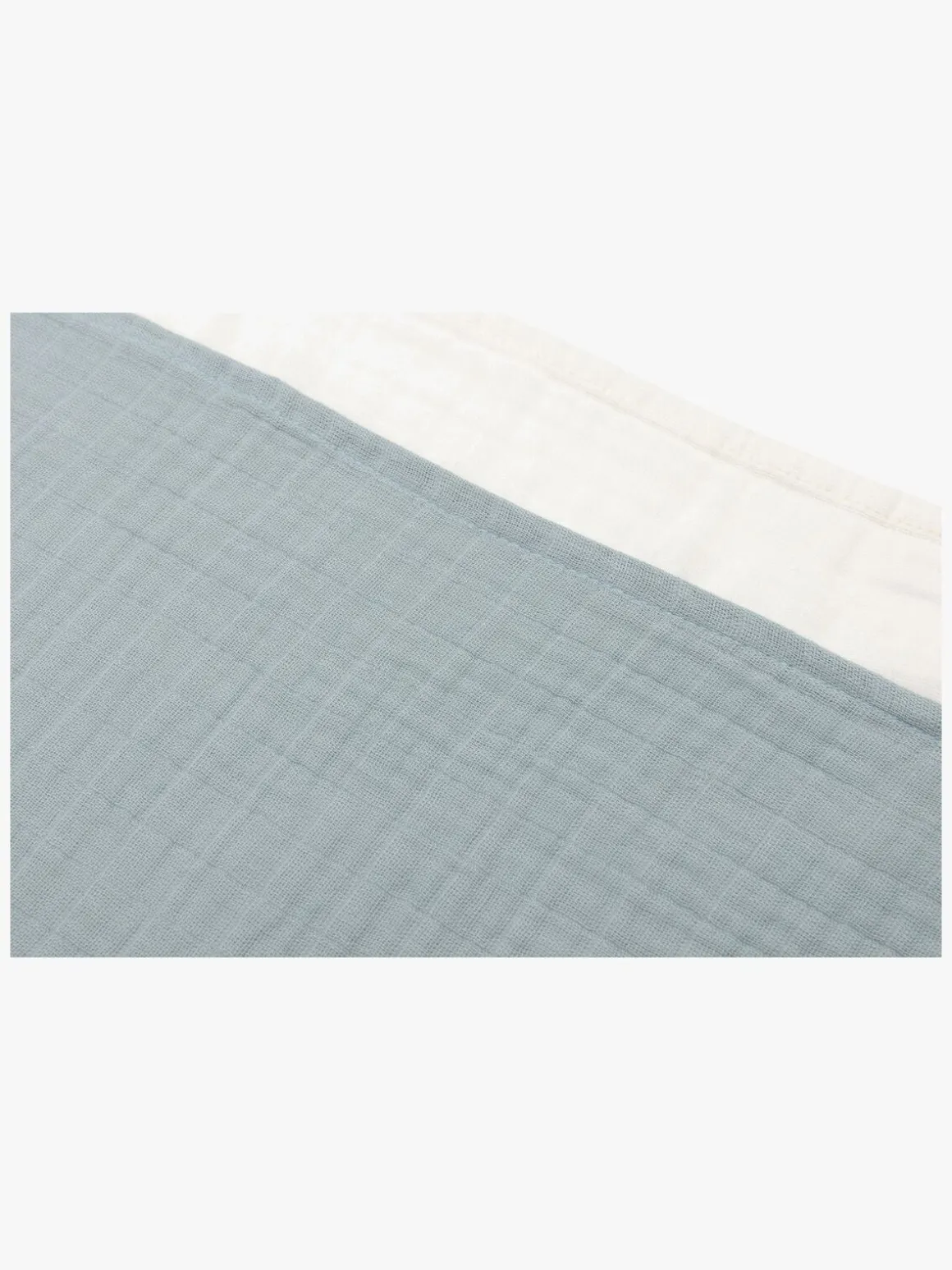 Jollein Tæppe/ Stofble i Musselin 4-pak, Sea Green/Ivory