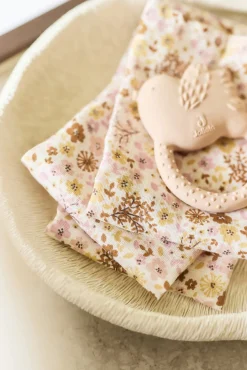 Jollein Tæppe/ Stofble i Musselin 70x70 cm 3-pak, Flower Fairies