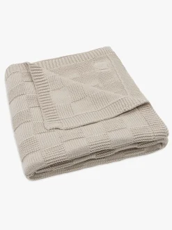 Jollein Tæppe 75x100 cm Box Knit, Warm Sand