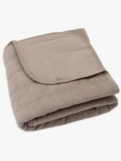 Jollein Tæppe 75x100 cm Velvet Rib, Milky Coffee