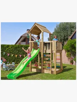 Jungle Gym Mansion Legetårn med Grøn Rutsjebane
