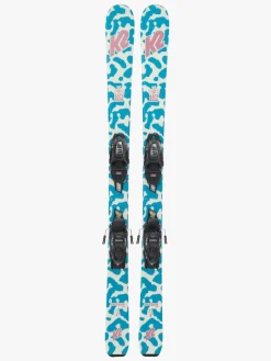 K2 Luv Bug Fdt 4.5 Ski inkl. Bindinger, 124 cm