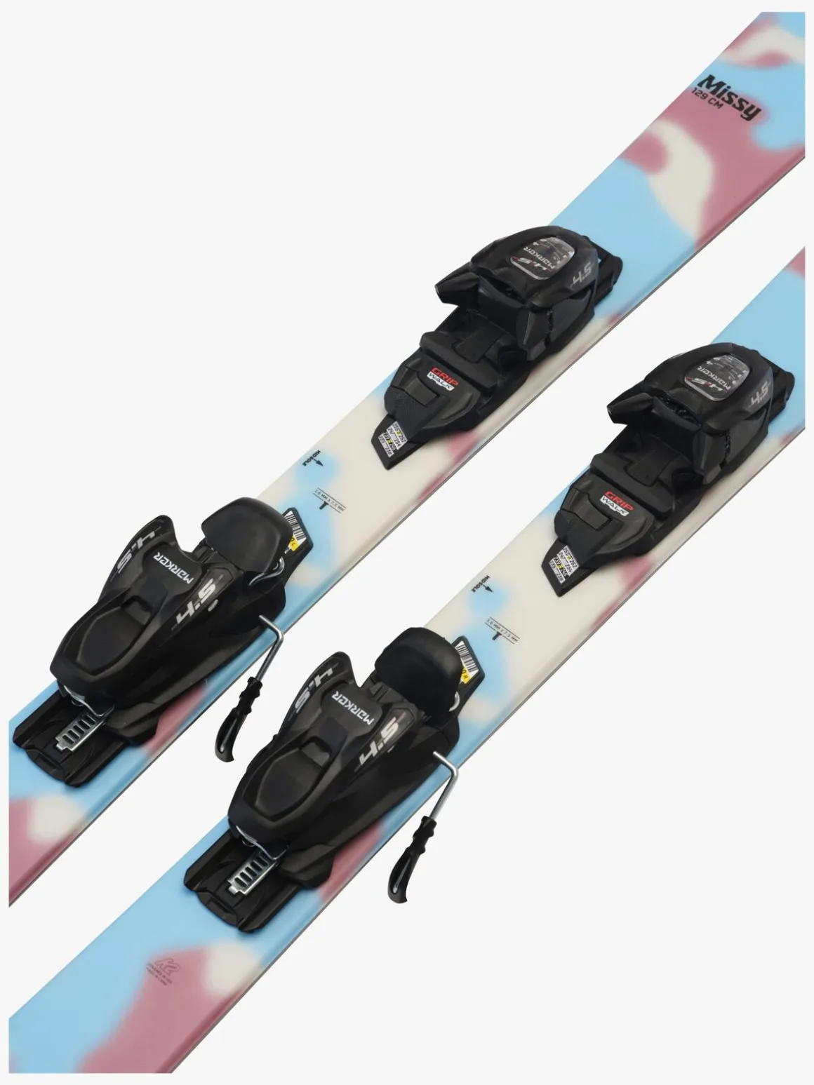 K2 Missy Fdt 4.5 Ski inkl. Bindinger, 129 cm