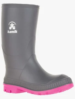 Kamik Stomp Gummistøvler, Charcoal/Magenta