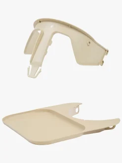 KAOS Klapp Højstol inkl. Beskyttelsesbøjle & Bakke, Beech Natural/Desert Sand