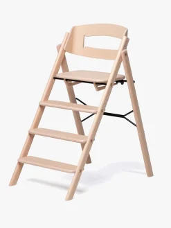 KAOS Klapp Højstol inkl. Beskyttelsesbøjle & Bakke, Beech Natural/Desert Sand