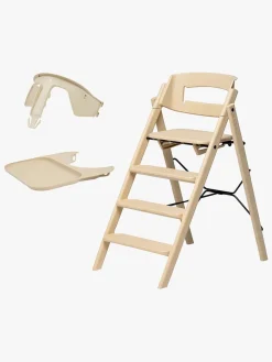 KAOS Klapp Højstol Recycled inkl. Beskyttelsesbøjle & Bakke, Desert Sand/Desert Sand