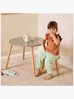 Kids Concept Bord & Stole, Lysebrun