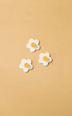 Kid's Concept Krog Blomst 3-pak, Hvid