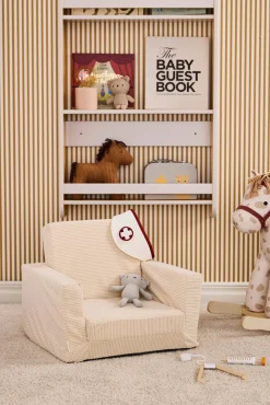 Kid's Concept Lænestol Foldbar, Naturhvid