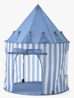 Kids Concept Stribet Legetelt, Blå