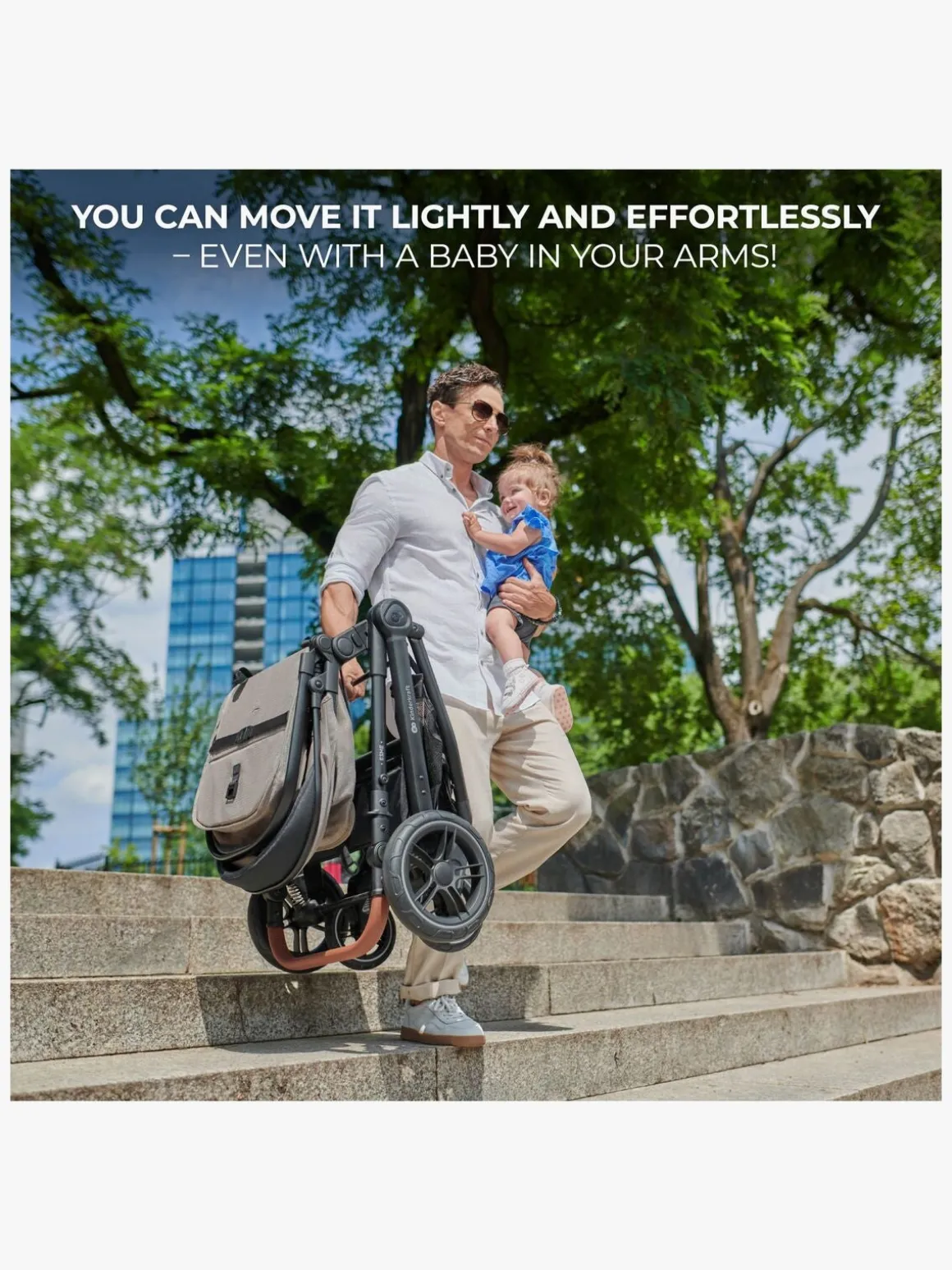 Kinderkraft ESME PRO 3-in-1 Duovogn Travelsystem, Moonlight Grey