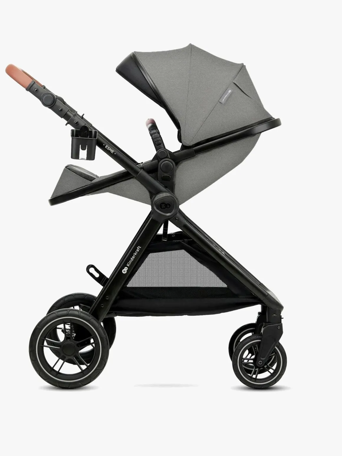 Kinderkraft ESME PRO 3-in-1 Duovogn Travelsystem, Moonlight Grey