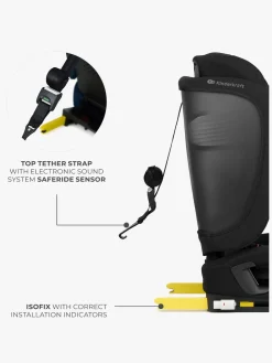 Kinderkraft FIX2GO i-Size Autostol, Black