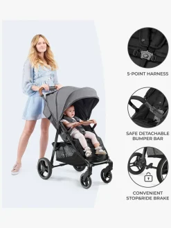 Kinderkraft GRANDE PLUS Klapvogn, Black