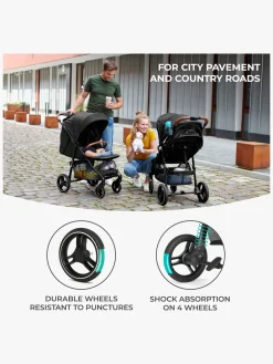 Kinderkraft GRANDE PLUS Klapvogn, Black