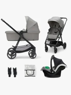 Kinderkraft 3-i-1 NEWLY Kombivogn Travelsystem, Moonlight Grey
