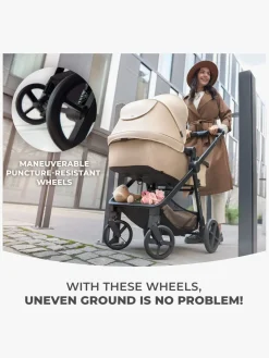 Kinderkraft 3-i-1 NEWLY Kombivogn Travelsystem, Moonlight Grey