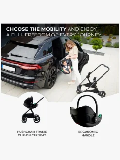 Kinderkraft I-CARE i-Size Autostol Baby, Cool Grey