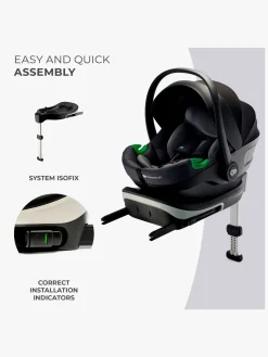 Kinderkraft I-CARE i-Size Autostol Baby, Cool Grey