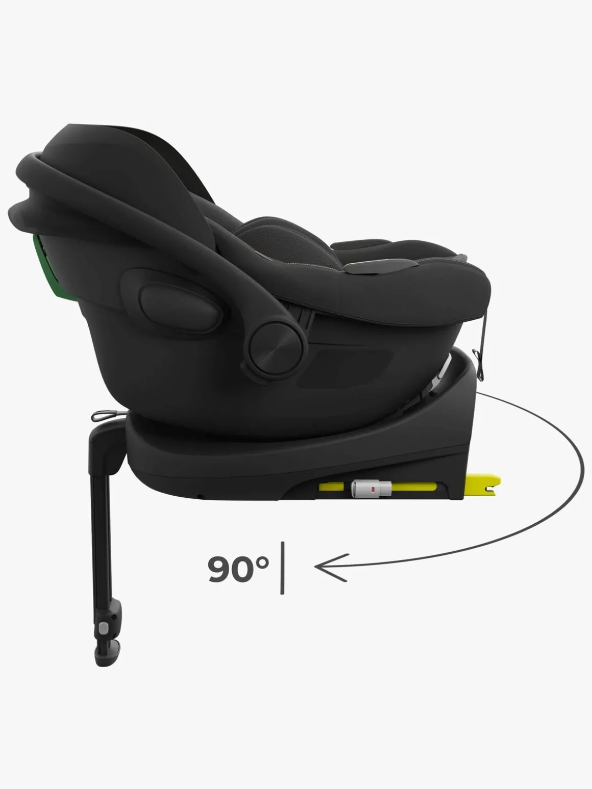 Kinderkraft I-LITE Autostol Baby inkl. ENDURA SAFE FX Base, Black