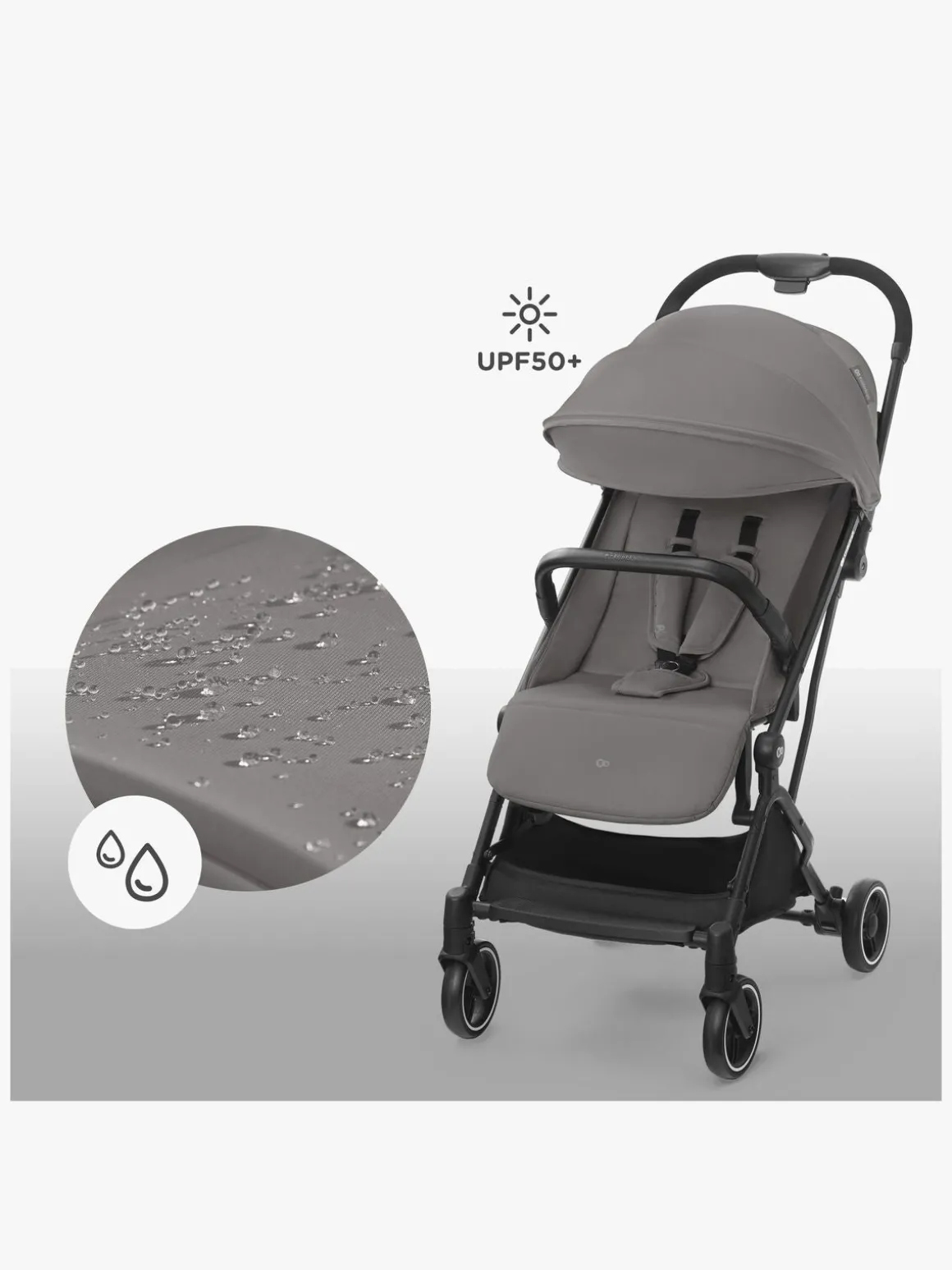 Kinderkraft INDY 2 Klapvogn, Cozy Grey