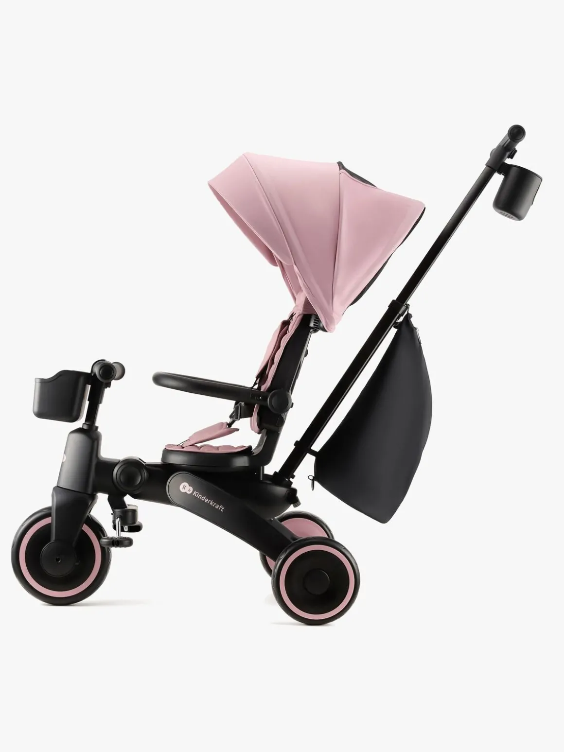 Kinderkraft Jazz 4-i-1 Trehjulet Cykel, Pink
