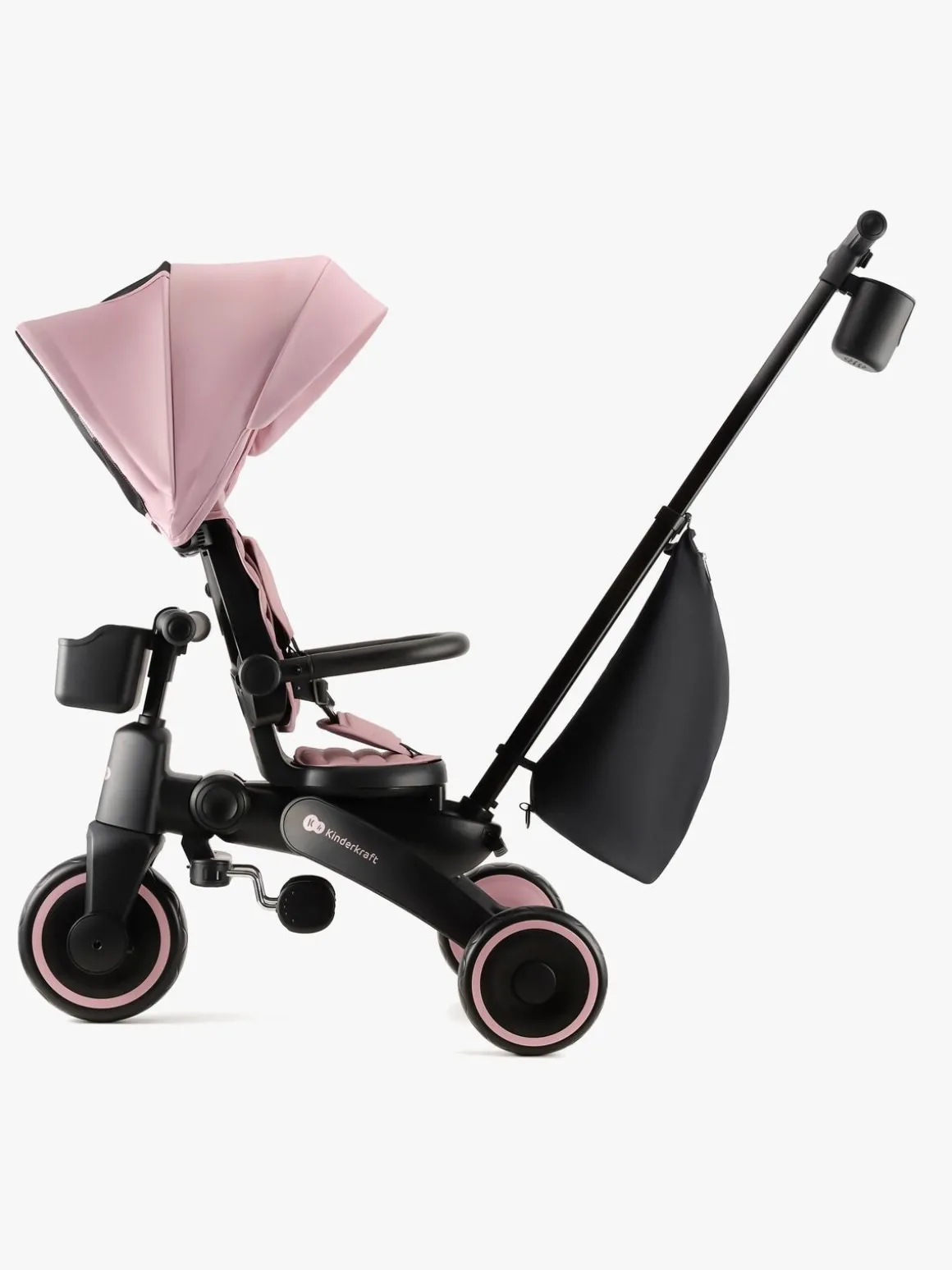 Kinderkraft Jazz 4-i-1 Trehjulet Cykel, Pink